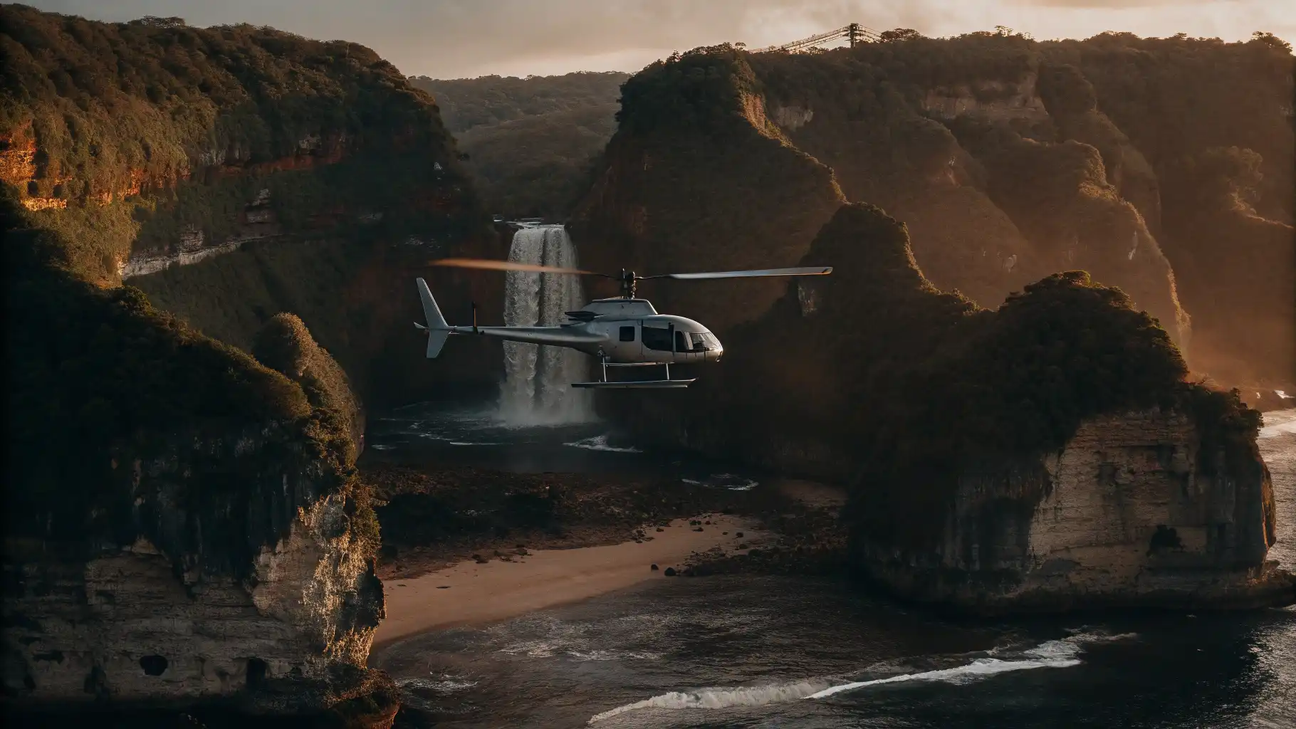 Coastal Paradise Helicopter Tour Sumba